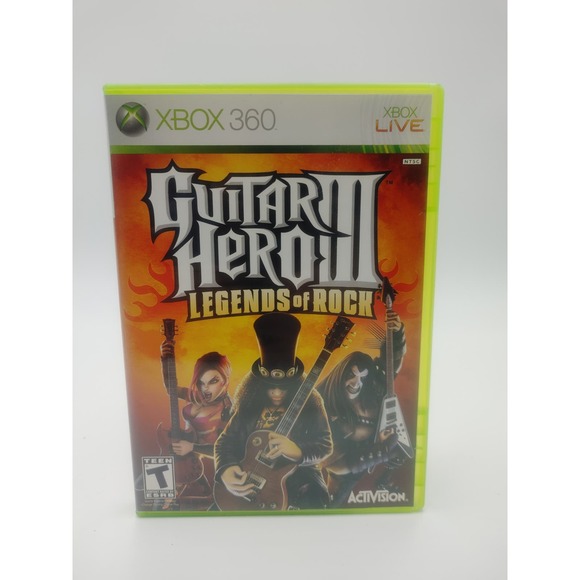 Guitar Hero 3 Legends of Rock Game Xbox 360 - Picture 1 of 3